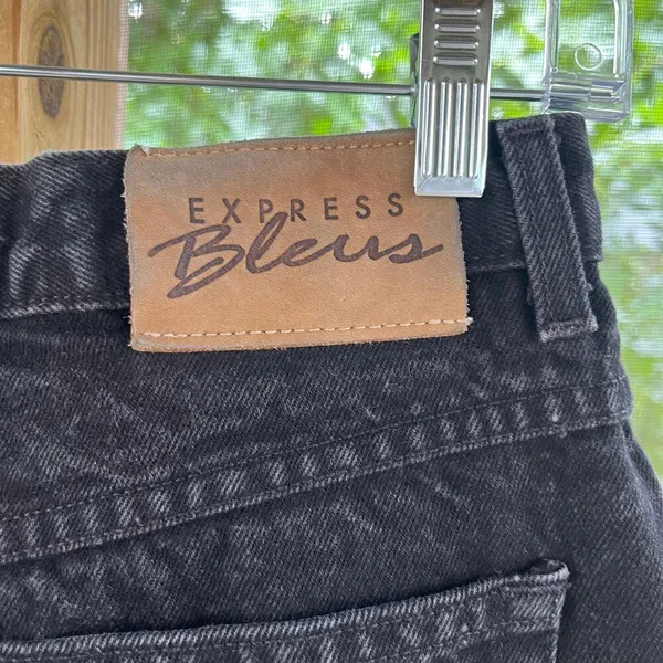 Express Bleus Women's Vintage 90's Era Black Bootcut Jeans Size 5/6 27" Waist - Image 7