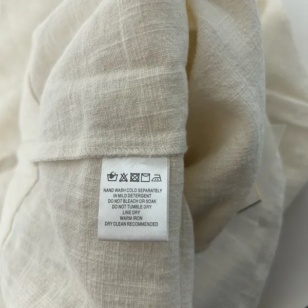 NWT Meshki Women’s Small Cream Ankle Cargo Pants - Image 9