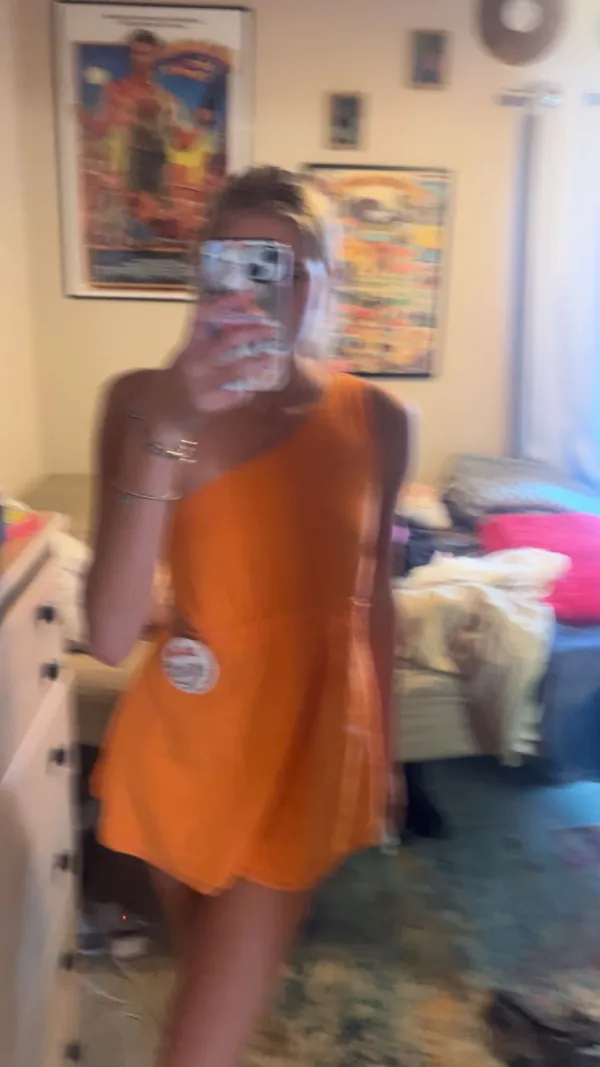 Orange Dress - Image 3