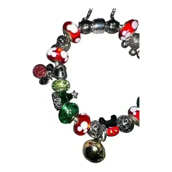Unbranded Silver Christmas Charm‎ Bracelet - Image 4