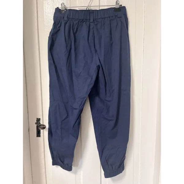 NWT Halara Casual Cotton Joggers with pockets Moonlit Ocean Blue size M - Image 4