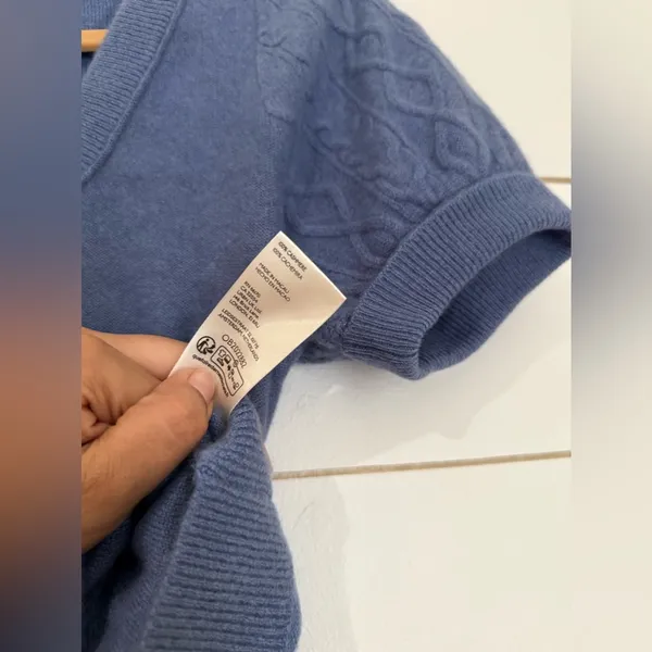 NWOT free people Annabel Cashmere Shirt - Image 11
