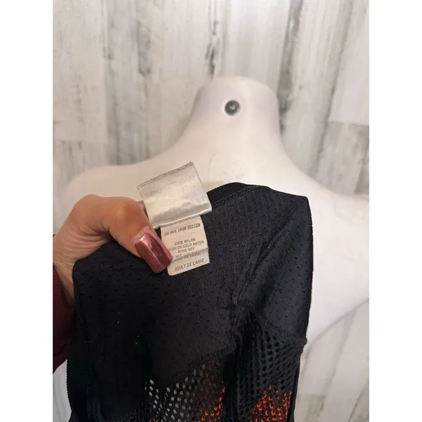 Fishnet top Black Size XL - Image 6