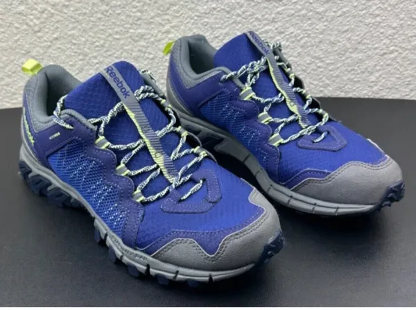 Reebok DMX Ride Trail Shoes Size 7 Women's Blue/Yellow Trail Sneakers - Image 2