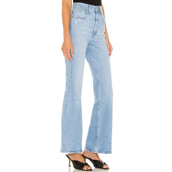 Levi’s Premium Denim 70s High Flare Boho Western Coastal Cowgirl Hippie Jeans 29 - Image 3