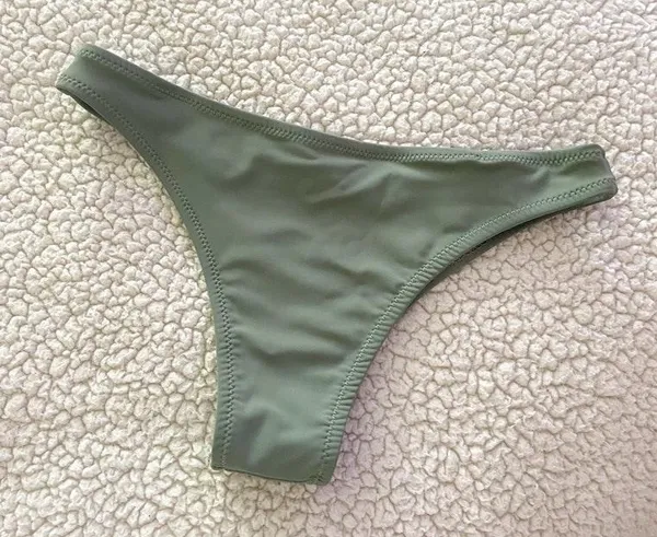 army green bikini bottoms - Image 2