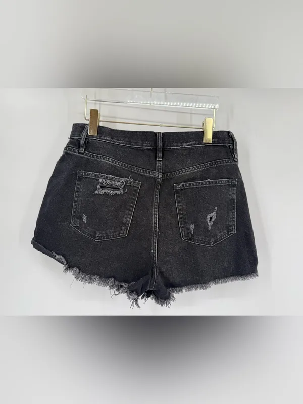 Free People Lasso Short‎ in Washed Black size 31 - Image 4