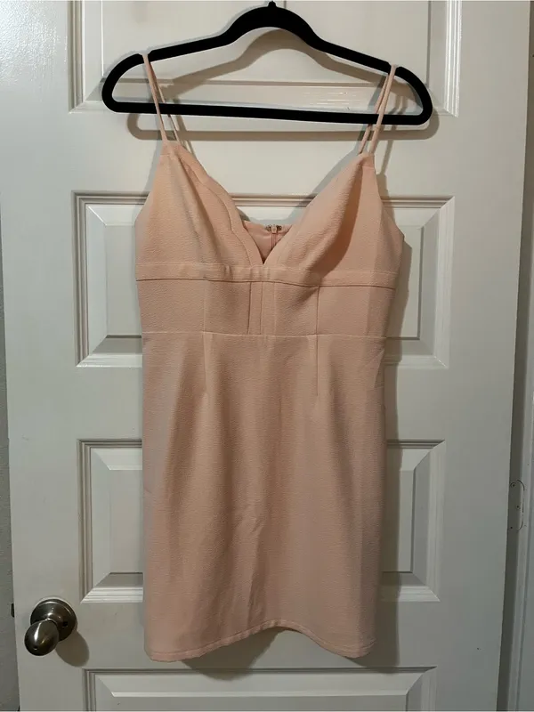 Kimchi Blue Blush Pink Spaghetti Strap Mini Dress Sz 6 UO NWT - Image 6