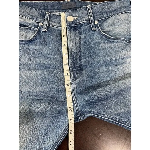 MOTHER Runaway Step Fray Jeans A Night In Havana High Rise Flare 29 - Image 8
