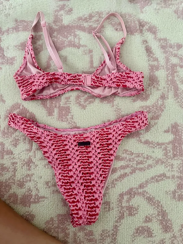 Crochet Triangl Bikini Set - Image 2