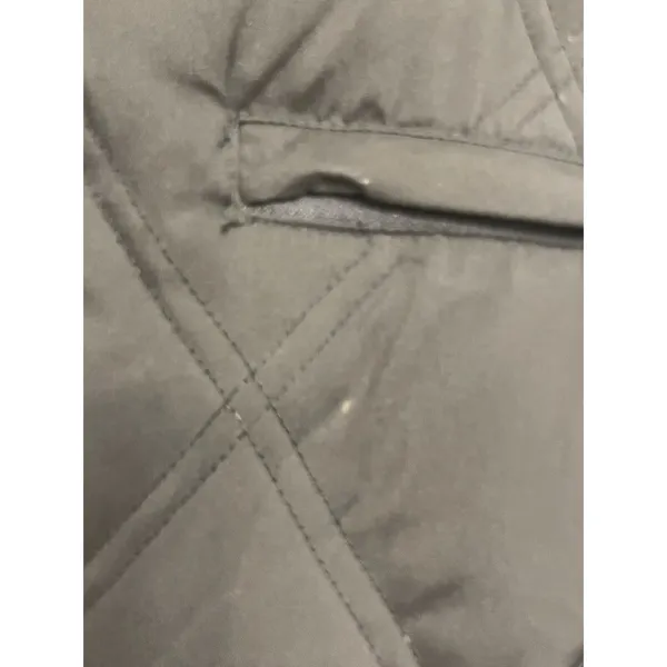 Gap Black Diamond Quilted Puffer Vest 2 pockets Zipper Closure - Image 4