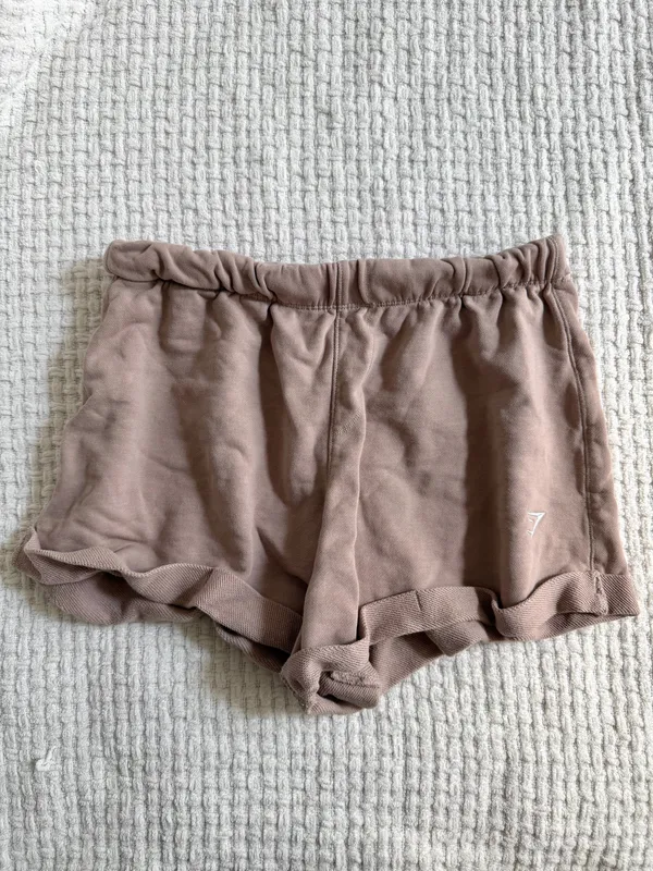 Gymshark Brown Sweat Soft Shorts - Image 3