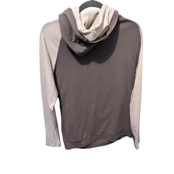 Ampersand Ave Colorblock Hoodie — M Asymmetrical Layered Hood - Image 3