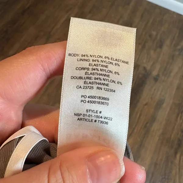 Aritzia Babaton taupe square neck bodysuit - Image 6