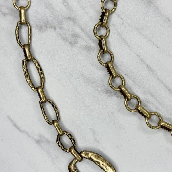 Chico's Free Spirit Gold Tone Chain Belt Medium/Large (M/L) ✨ - Image 8