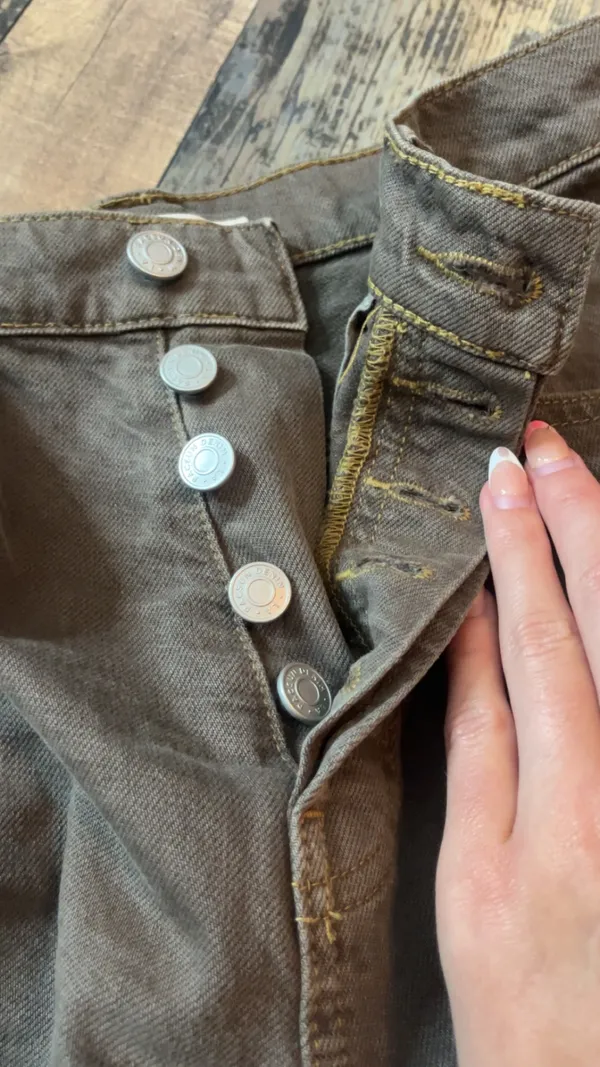PacSun High-Rise Vintage Jean Shorts 26 - Image 3