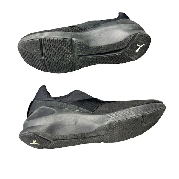 Puma Womens Black Slip-On Sneakers Size 8 Athletic Casual Shoes No Box - Image 6