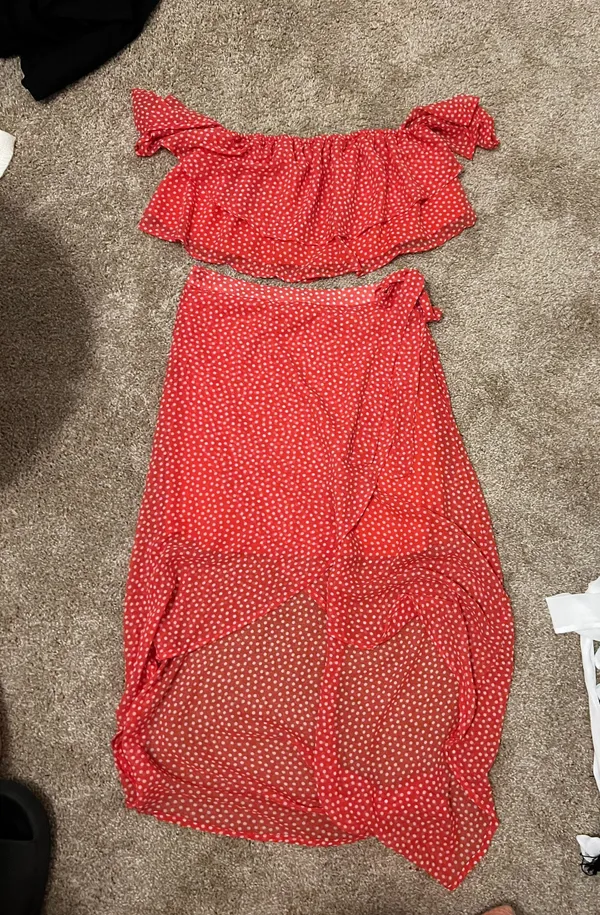 Crescent Two Piece Orange Set - Image 2