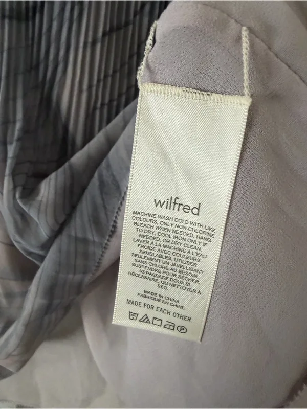 Aritzia Wilfred Daydreamer Blouse Dusky Granite Blue - Image 7