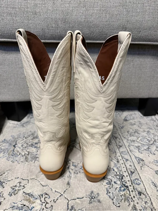 Tecovas The Annie Boots in Bone Size 7.5 - Image 5