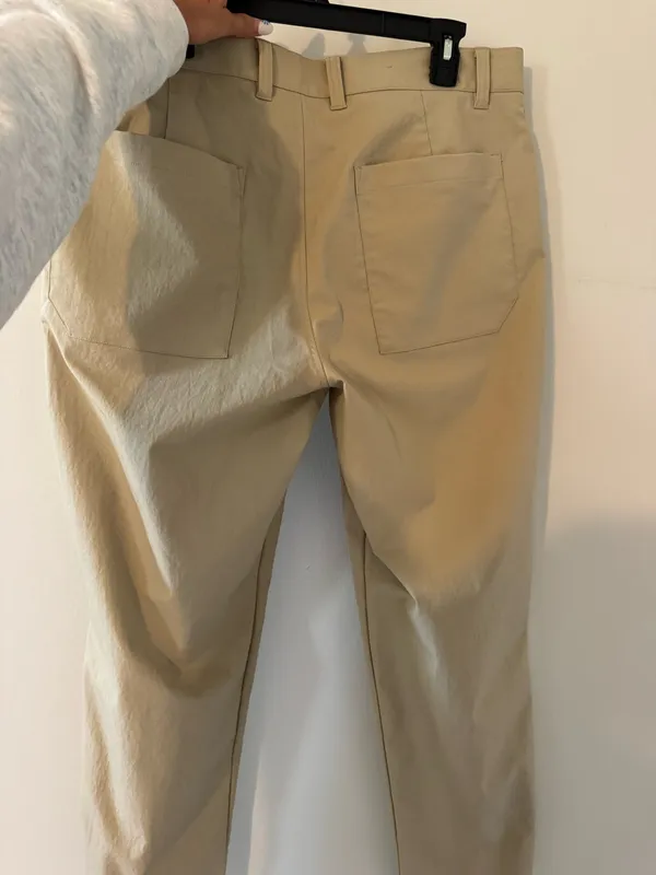 Lululemon Men’s Relaxed-Tapered Smooth Twill Trouser Tan Size 34 - Image 3