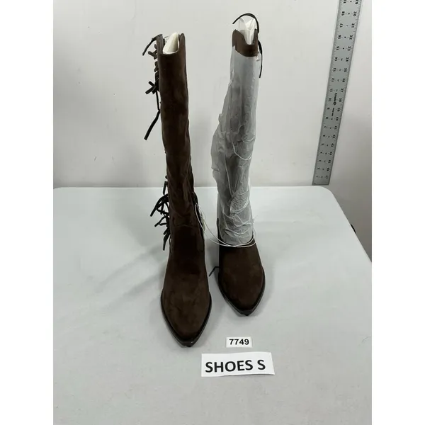 Universal Threads Womans New Patsy Knee High Western Riding Boots 8.5 Brown - Image 3