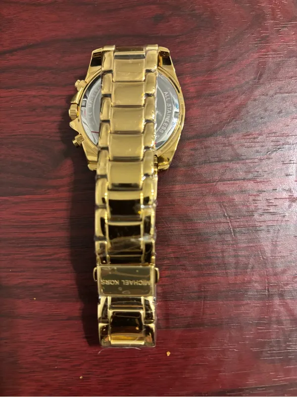 NWOT Michael Kors Gold and White Crystal-Accent Watch, MK6762-Needs Battery - Image 8