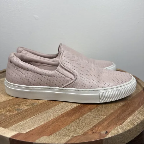 Greats The Wooster‎ Blush Perforated Pink Leather Slip On Shoes Womens Size 9.5 - Image 3