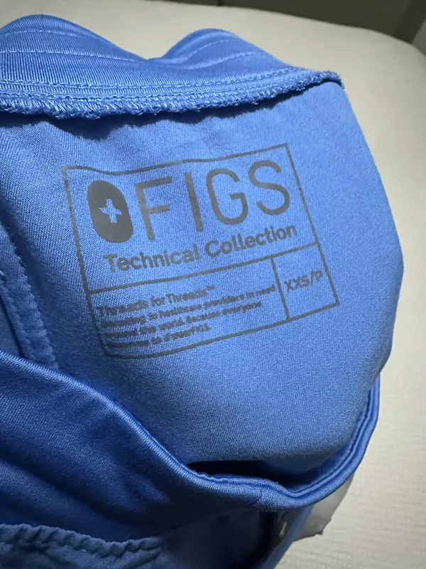 FIGS XXS petite blue joggers scrub pants - Image 3