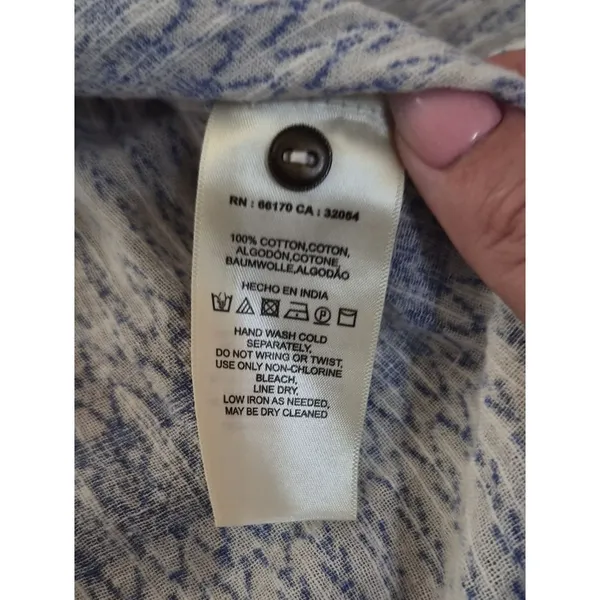 Maeve Women's Blue and White Blouse - Image 6