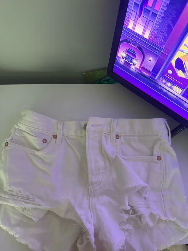 Free People Jean Shorts - Image 3