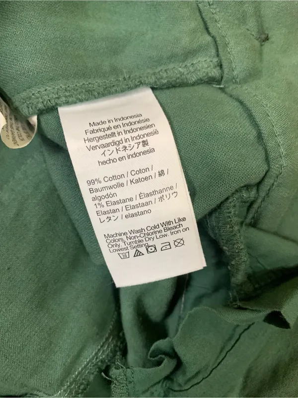 Madewell Emmett Wide Leg Crop Green High Rise Pants Casual Utility 28 - Image 5