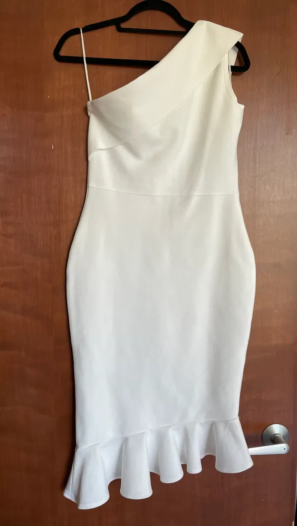 White Bodycon Dress - Image 5