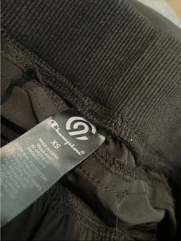 Champion Black Women's Drawstring Jogger Pants - Image 3