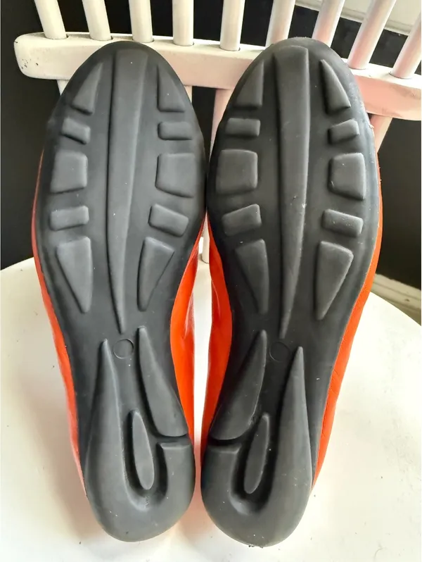 Paul Mayer Attitudes Orange and Pink Cap Toe Ballet Flats - Image 4