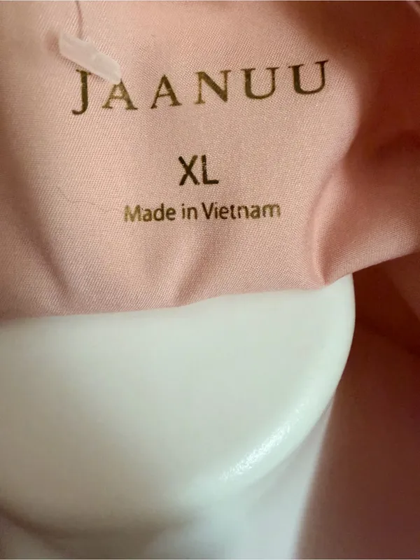 Jaanuu Dusty Pink Short Sleeve Scoop Neck Medical Top - Image 2