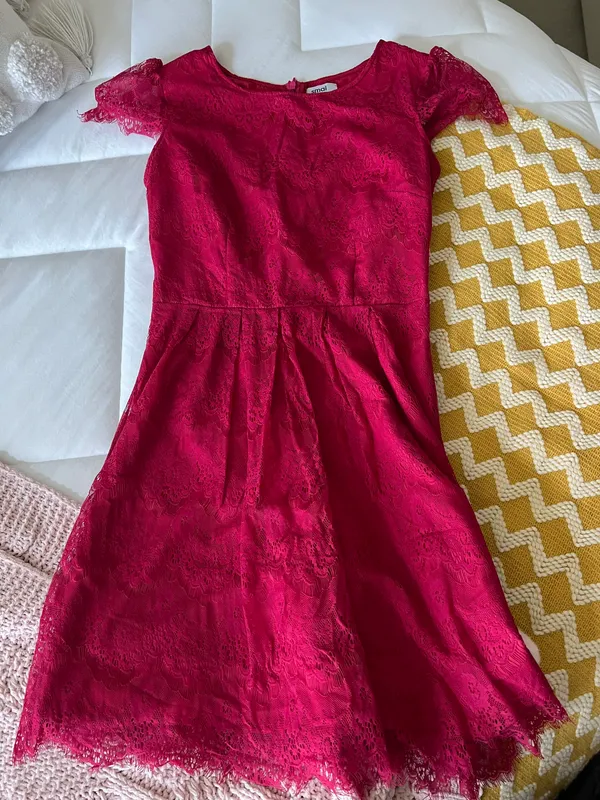 Nordstrom Pink Lace Dress - Image 7
