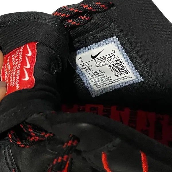 Nike Air Force 1 Jewel QS Chicago All-Star Pinstripes Black Red - Image 10
