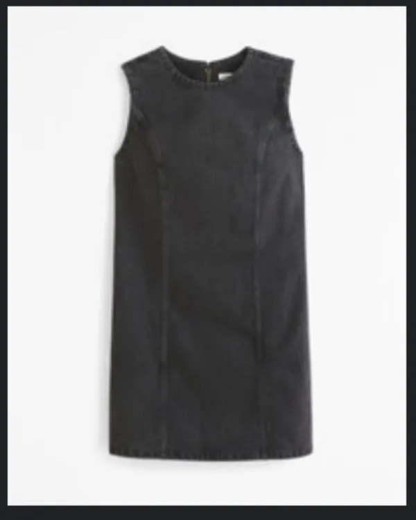 Abercrombie Denim Dress Shift Mini - Image 6