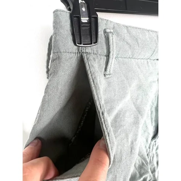 Abercrombie & fitch green linen shorts‎ - Image 3