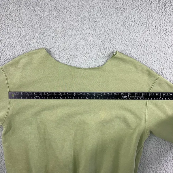 Nike Sweatshirt Women‎ Small Oversized Center Swoosh Logo Pullover Bleached - Image 8