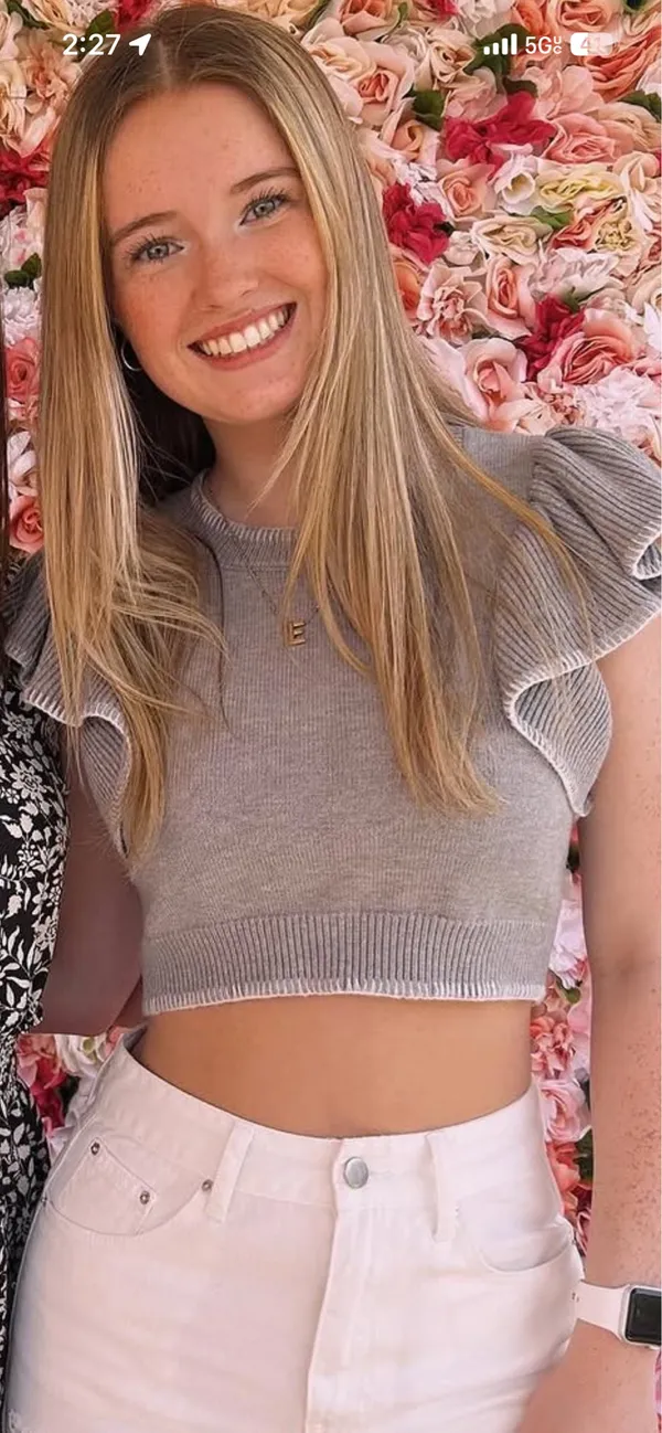 Day + Moon Top Boutique Sweater Gray - Image 3