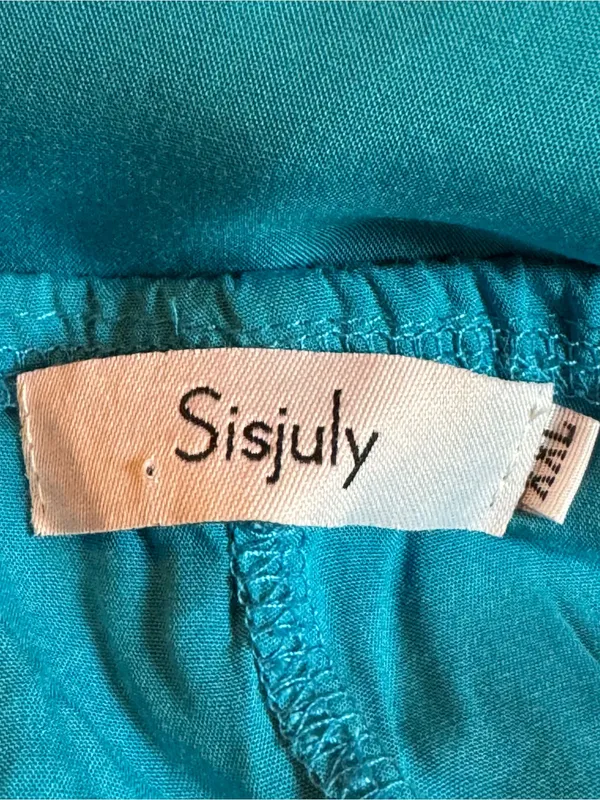 Sisjuly Teal Off-Shoulder Maxi Dress - Image 7
