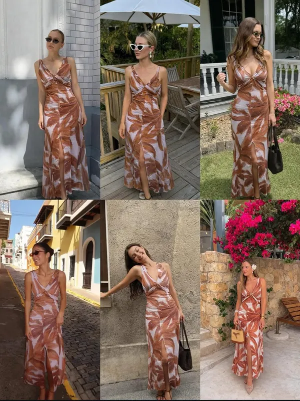 Zara multicolor midi‎ dress - Image 7