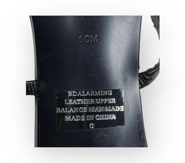 new Bandolino 𒀭 T Strap Kitten Heels Mules Sandals 𒀭 Black Leather 𒀭 10M 𒀭 SJP - Image 15