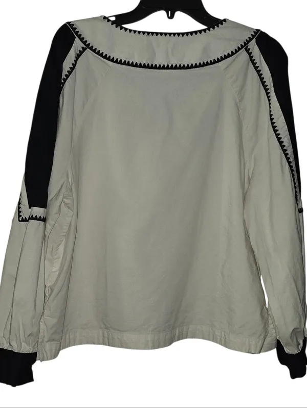 Loft Long Sleeve Blouse Size Large - Image 4
