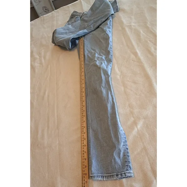 Abercrombie & Fitch 90s Slim Straight Ultra High Rise Curve Love Jeans 26/2 - Image 6