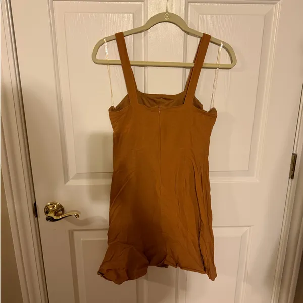 Altar'd State Terracotta Button-Down Dress - Image 3