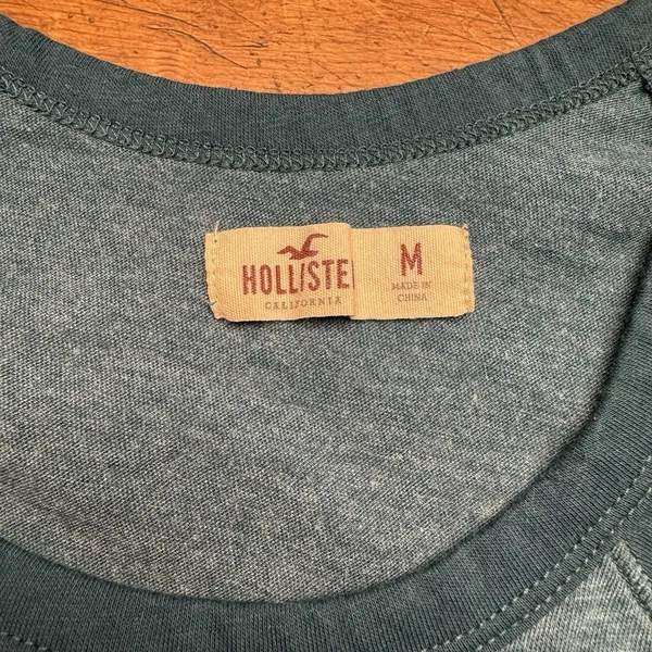 Hollister Medium Green‎ LONG SLEEVE HOLLISTER California TSHIRT - Image 2