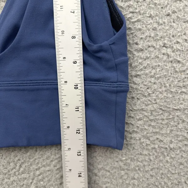 Lululemon Align V Neck Sports Bra Pitch Blue Athletic Athleisure Women's 6 - Image 5